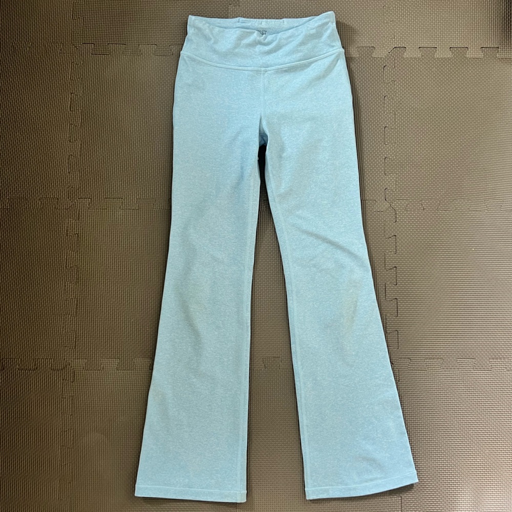 Athleta Girls Sky Blue Flared Yoga Pant
